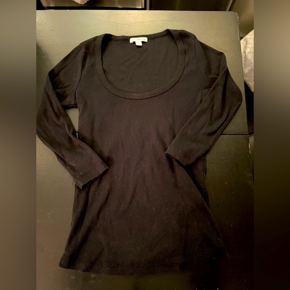 James Perse black top size 1 - Picture 2 of 7